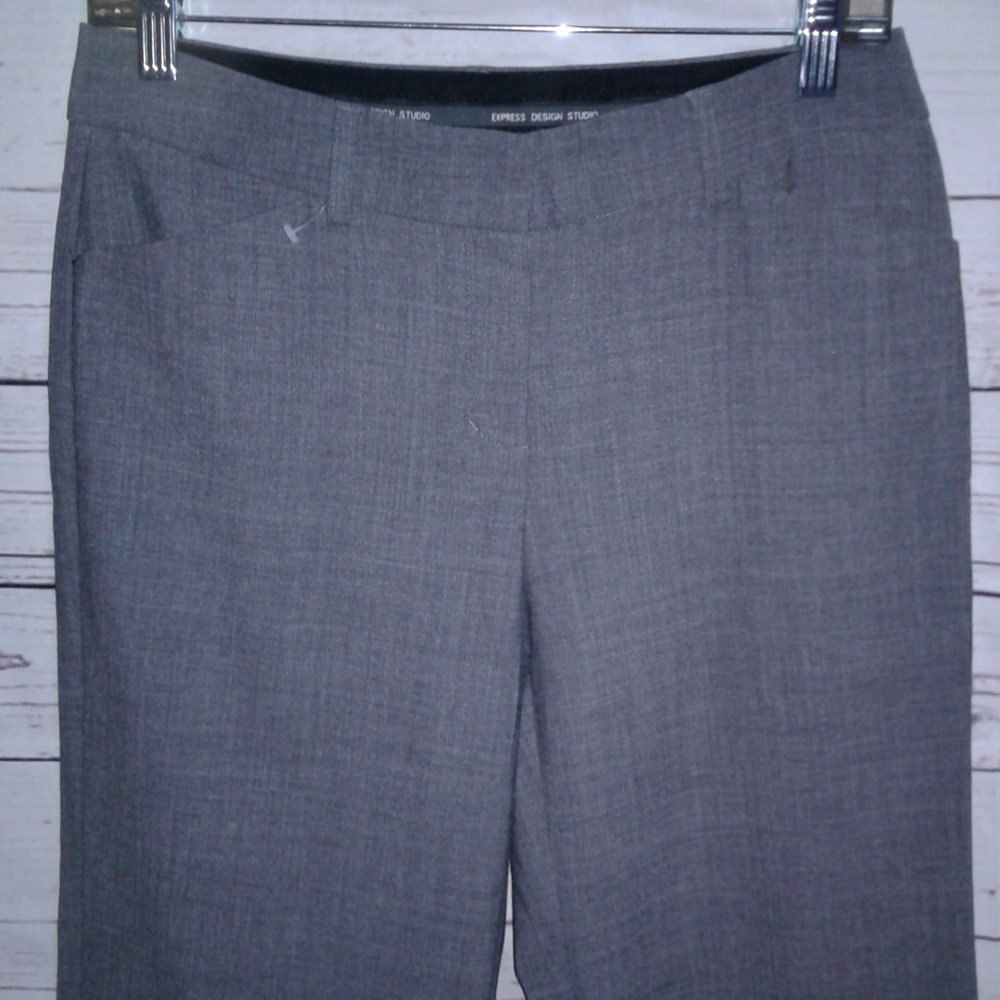 Express Gray Editor Trouser Pants - image 2